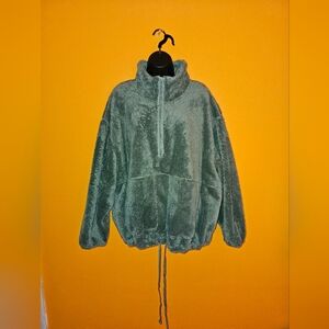 All In Motion Avenue Green Quarter Zip Pull Over Size 2X New